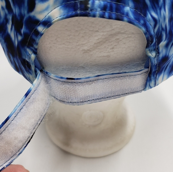 Robin Ruth Michigan Tie-Dye Cap Blue White Trucker Hat Adjustable Unisex - Picture 7 of 12